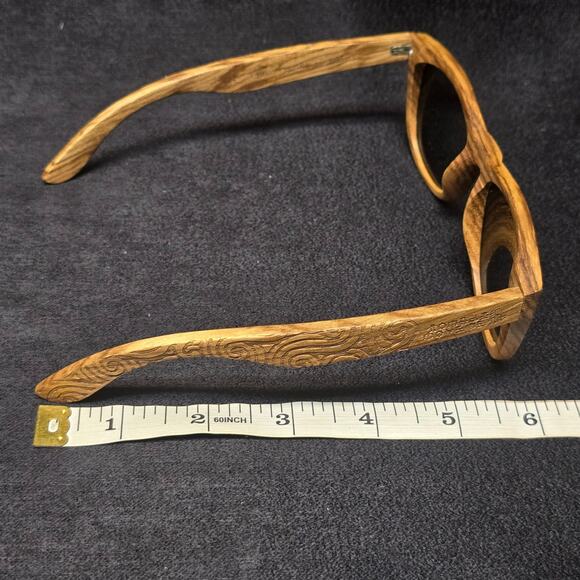 Limited Edition Lifestyle Apparel Polarized Wood Sunglasses Wooden Frame Glasses - Picture 10 of 11